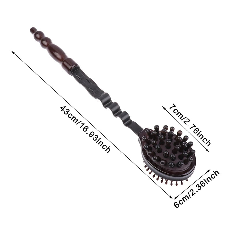 Double-Sided Massage Hammer | Wood & Silicone Body Tapper Massage Hammer QXL one size
