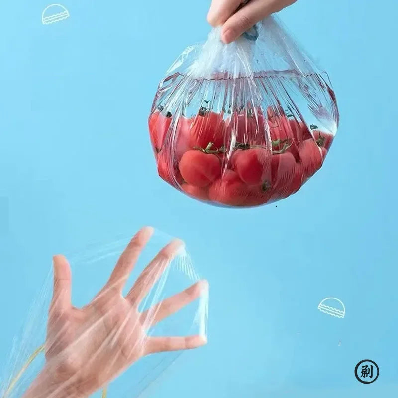 100-Pack Elastic Food Covers | Disposable Bowl Lids & Wraps Disposable Food Covers QXL