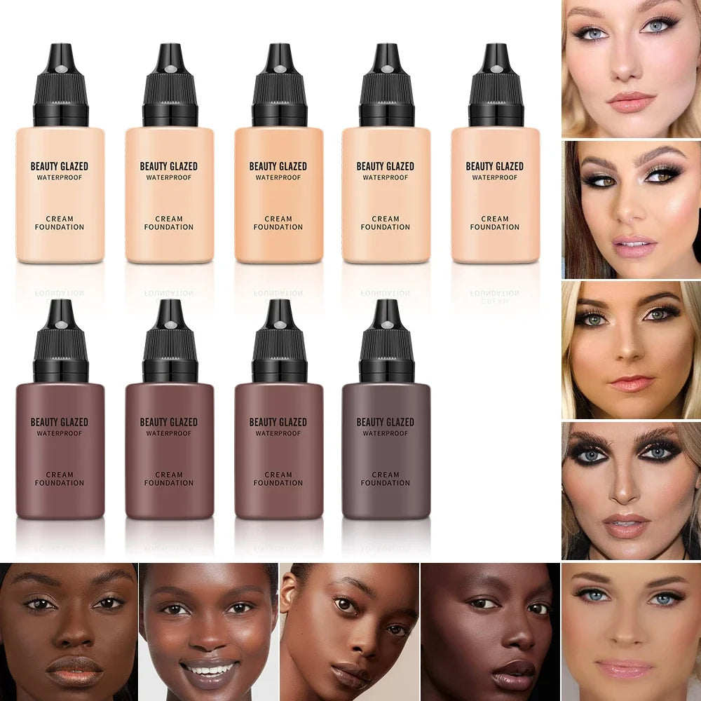 Beauty Glazed 24H HD Matte Liquid Foundation – Full Cover Liquid Foundation QXL