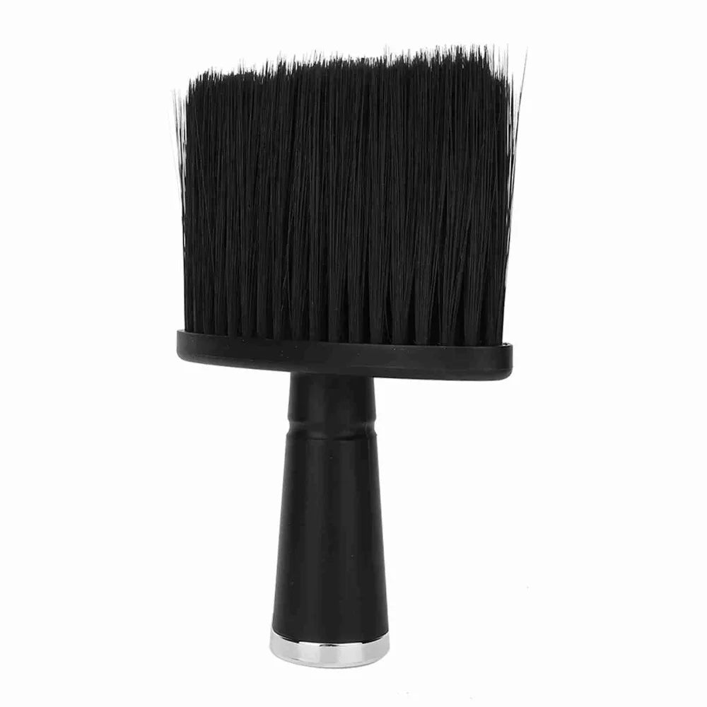 Professional Neck Duster Brush | Soft Nylon Hair Remover Neck Duster Brush QXL Black