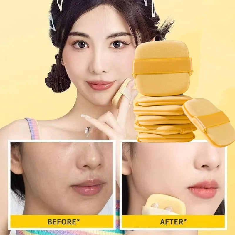 Butter Cookie Powder Puff Cushion Sponge | Dry & Wet Use Makeup Sponge Puff QXL