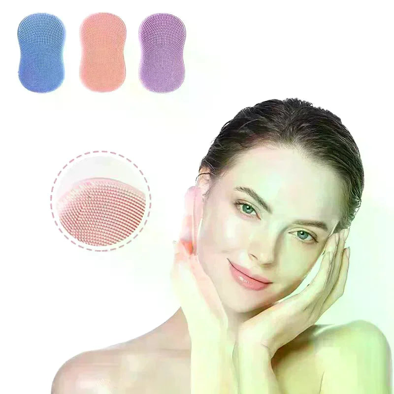 Silicone Face Cleansing Brush | Soft Deep Exfoliating Scrubber Facial Cleansing Brush QXL