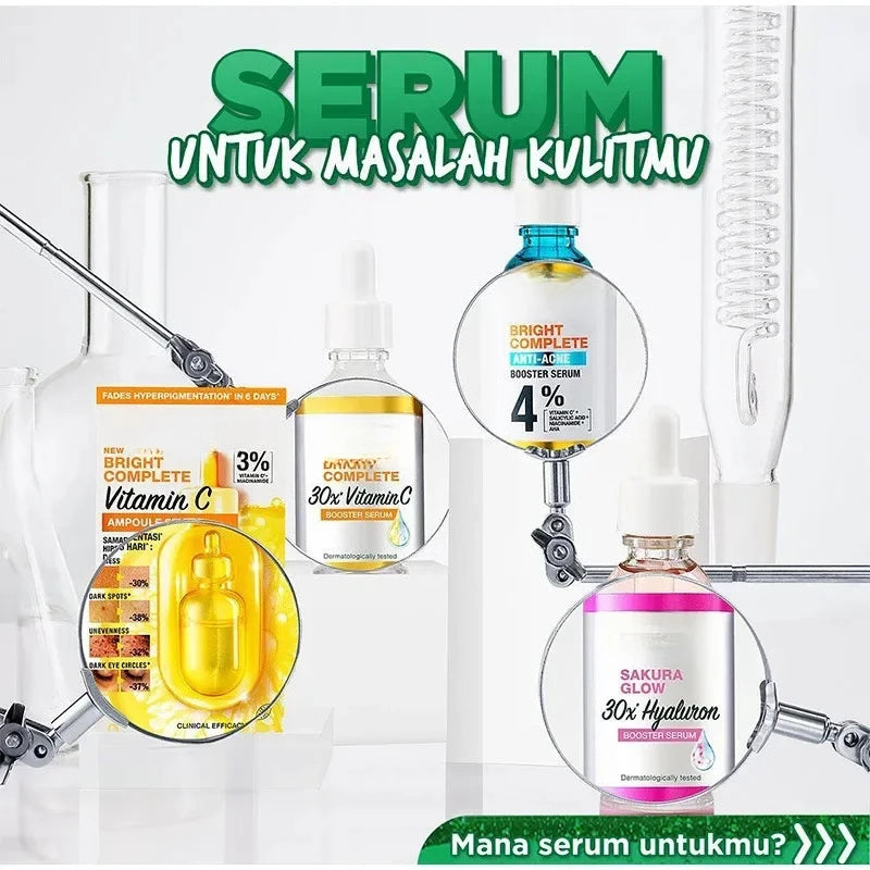 30ml Brightening Facial Serum | Pore-Minimizing & Moisturizing Brightening Facial Serum QXL