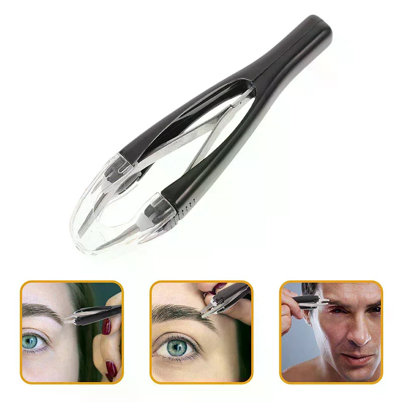 Retractable Stainless Steel Eyebrow Tweezer | Face Hair Removal Eyebrow Tweezer QXL