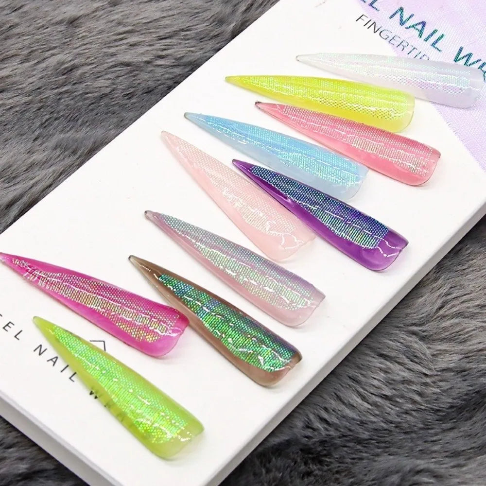 Mermaid Scale 3D Nail Foils | Mesh Texture Manicure Stickers Nail Art Foils QXL