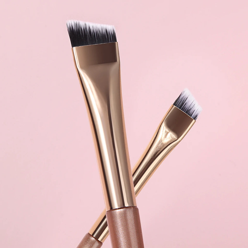 KOSSHOW 3-Pc Highlighter & Angled Eyeliner Brush Set Makeup Brush Set QXL