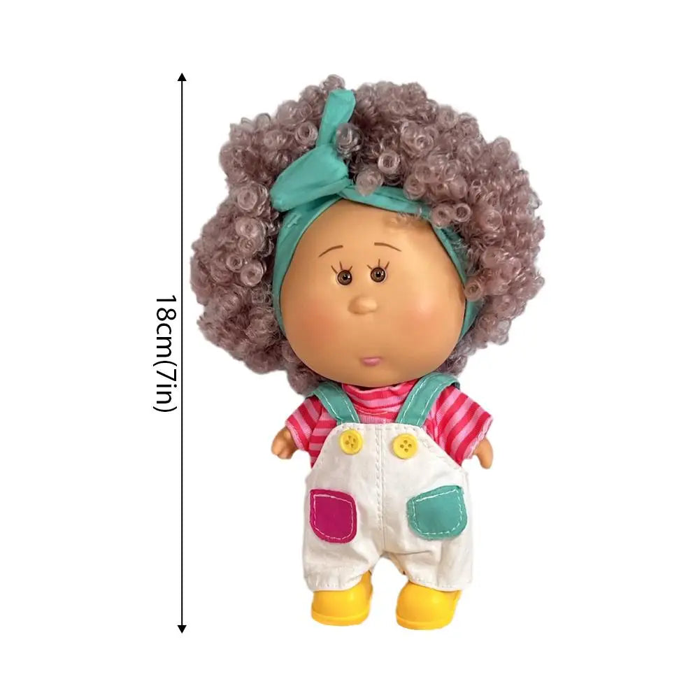 Spanish Potato Doll Mia 18cm Vinyl Plush Body Gift Toy Collectible Plush Doll QXL