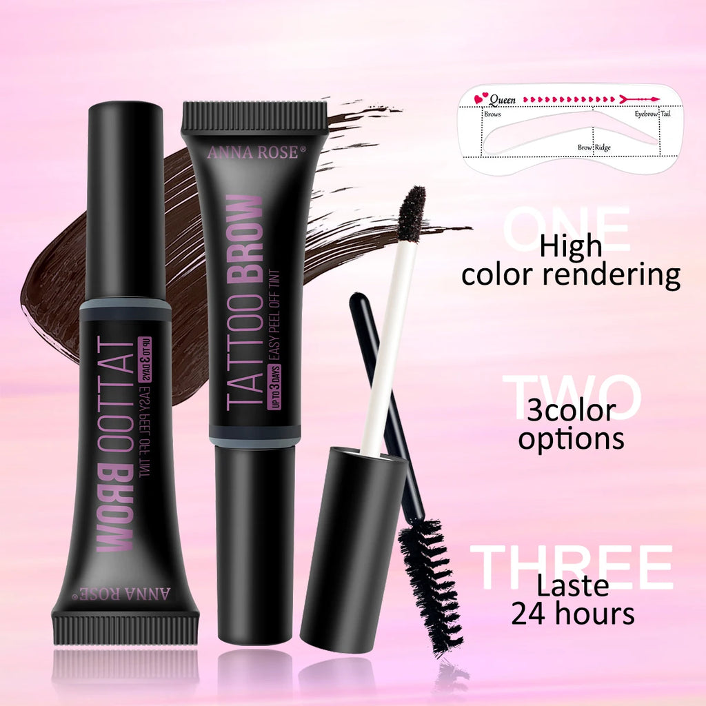 Peel-Off Brow Gel | Waterproof & Sweat-Resistant | 15ml Eyebrow Gel QXL