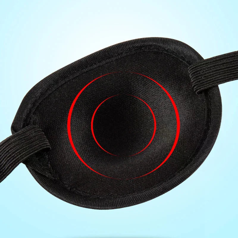 Pirate Eye Patch – Adjustable Black Concave Eyepatch Kids & Adults Costume Eye Patch QXL