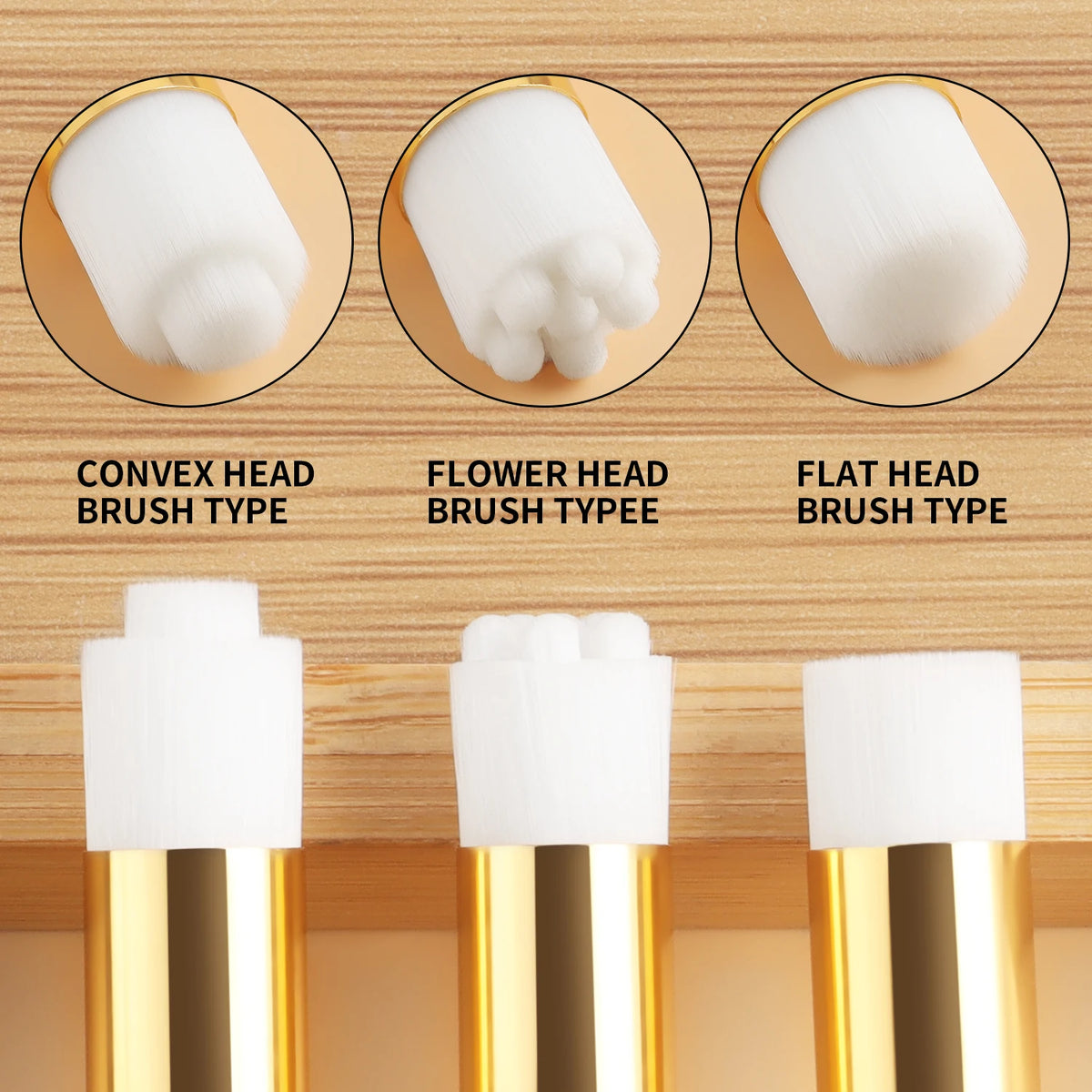 3-Pack Soft Nose & Lash Cleansing Brushes | Pore Cleanser Facial Cleansing Brush QXL