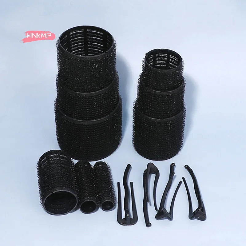 Heatless Hair Root Curler Roller with Clip – Black Heatless Hair Roller QXL
