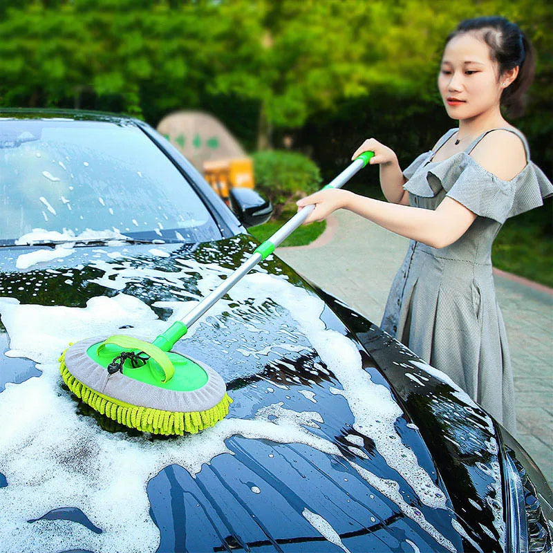 EAFC Chenille Car Wash Mop | Extendable & Super Absorbent Car Wash Mop QXL