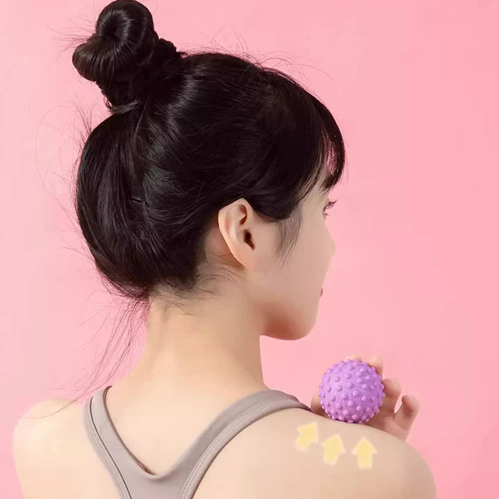 TPR Spiky Fascia Massage Ball | Back, Foot & Yoga Tool Fascia Massage Ball QXL