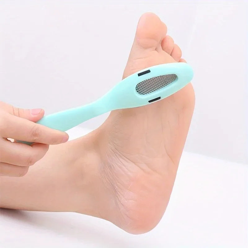 3-in-1 Foot File, Callus Grater & Massager | Stainless Steel Foot File Rasp QXL