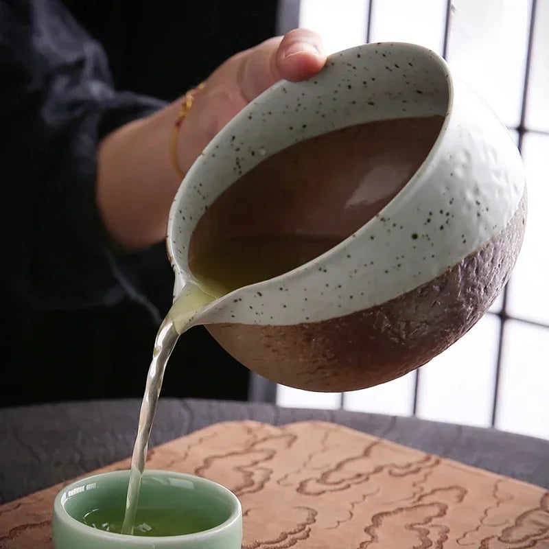 6-Pc Japanese Matcha Tea Ceremony Set | Bamboo & Ceramic Matcha Tea Set QXL
