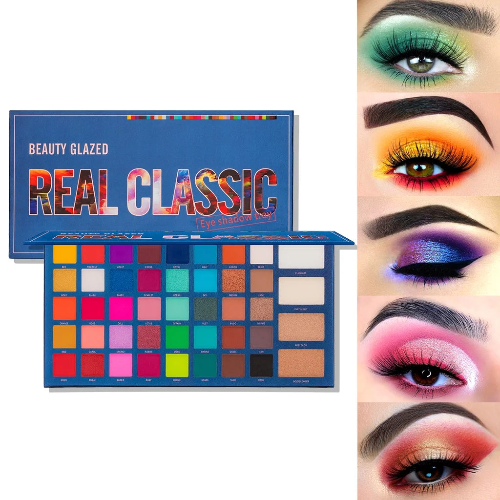 Beauty Glazed 40-Color Eyeshadow Palette – Matte & Shimmer Eyeshadow Palette QXL
