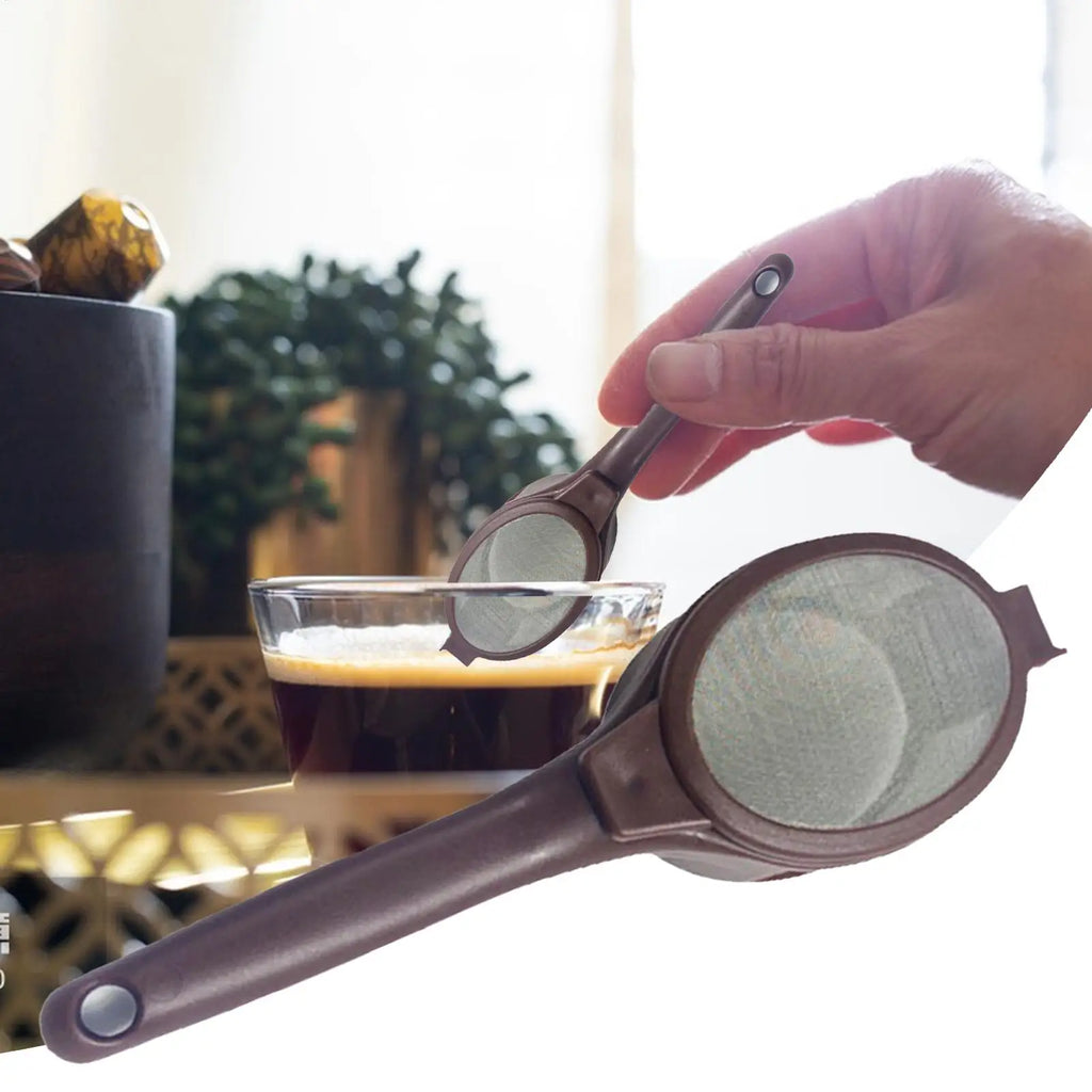 Reusable Fine Mesh Coffee Filter Strainer Spoon | Kitchen Coffee Mesh Filter QXL