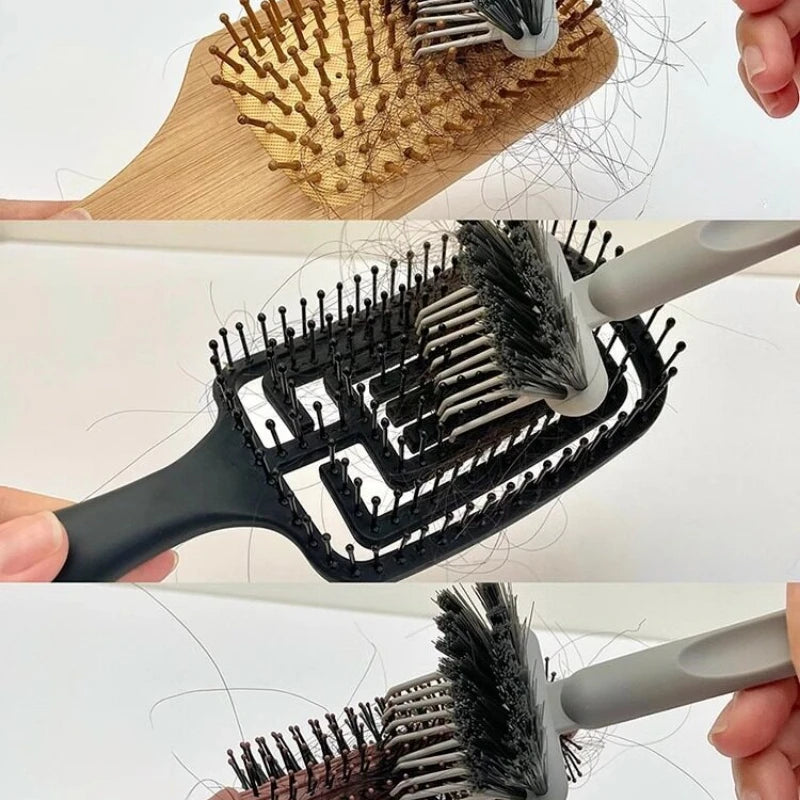 2-in-1 Hair Brush & Comb Cleaning Tool | Dust Remover Brush Cleaning Tool QXL