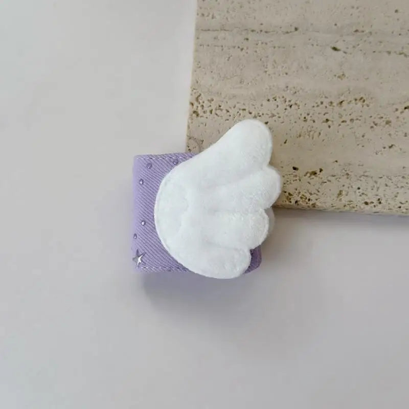 Angel Wing Fabric Cable Storage Clip | Cord Organizer Cable Storage Clip QXL A4