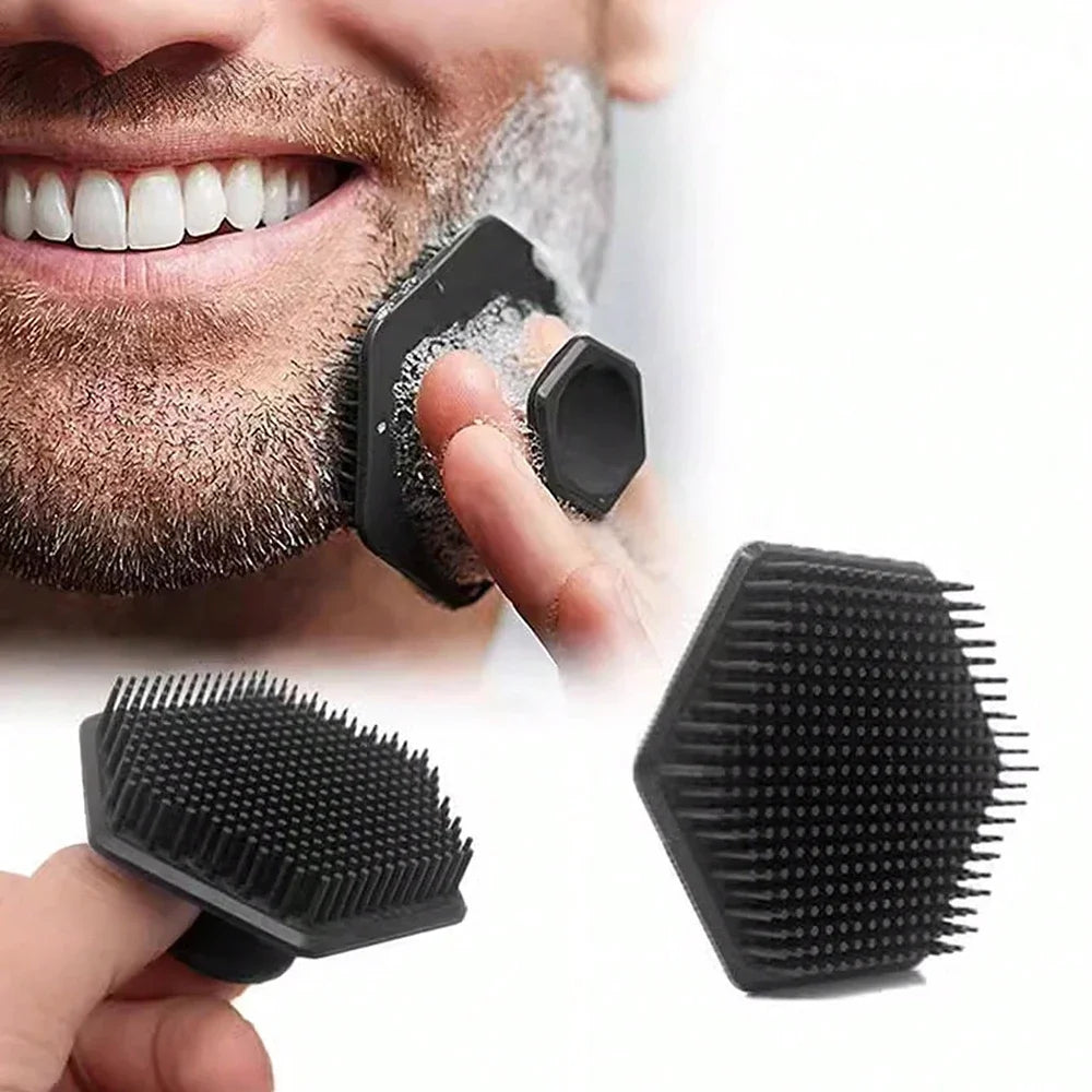 5-Piece Silicone Exfoliating Body & Scalp Brush Set Silicone Bath Brush Set QXL