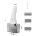 3-in-1 Rechargeable Electric Foot File & Callus Remover Electric Foot File QXL White 3 in-1
