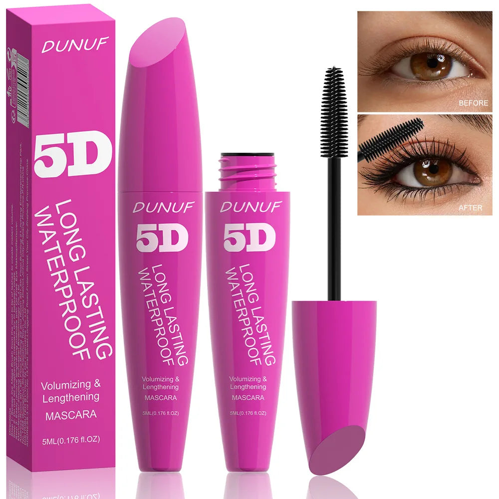 CMAADU 5D Waterproof Mascara – Volumizing & Lengthening Volumizing Mascara QXL DU5DJMG 5ml