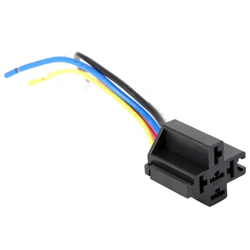 12V 40A 5-Pin Waterproof Automotive Relay with Socket Automotive Relay QXL 1pcs
