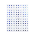 Y2K Star & Heart Nail Decals – Silver Blue Red Platinum Nail Stickers QXL F CN