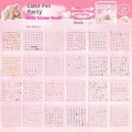 Kawaii Craft Sticker Book 24pcs | DIY Scrapbooking & Planner Craft Sticker Book QXL A