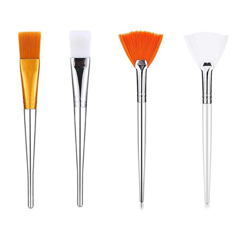 YOVIP Soft Facial Mask Brushes – 3 or 4-Piece Set Facial Mask Brush Set QXL 4Pieces Multicolor