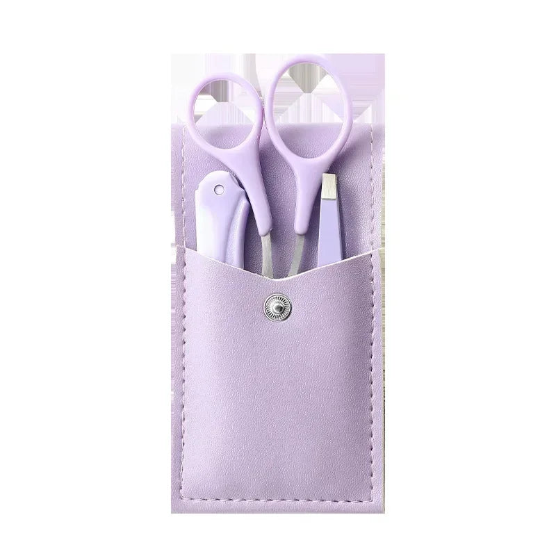 3-Piece Eyebrow Scissors, Razor & Comb Trimming Set Eyebrow Trimming Set QXL