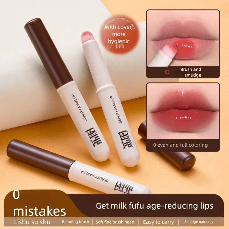 Round Head Lip Brush | Lipstick Blending & Concealing Tool Lip Makeup Brush QXL