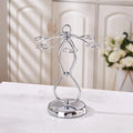 Modern Wine Glass Rack – Hanging & Floor Stand Stemware Organizer Wine Glass Rack QXL Silver B 1pc