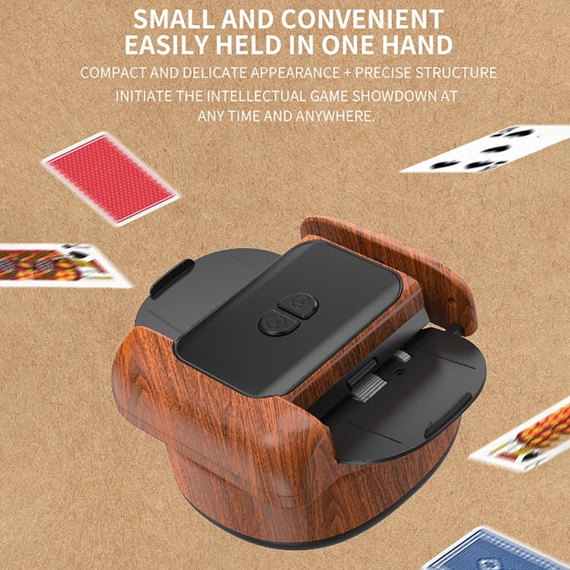 Rechargeable 2-Deck Automatic Card Shuffler | Poker Mixer Card Shuffler Machine QXL