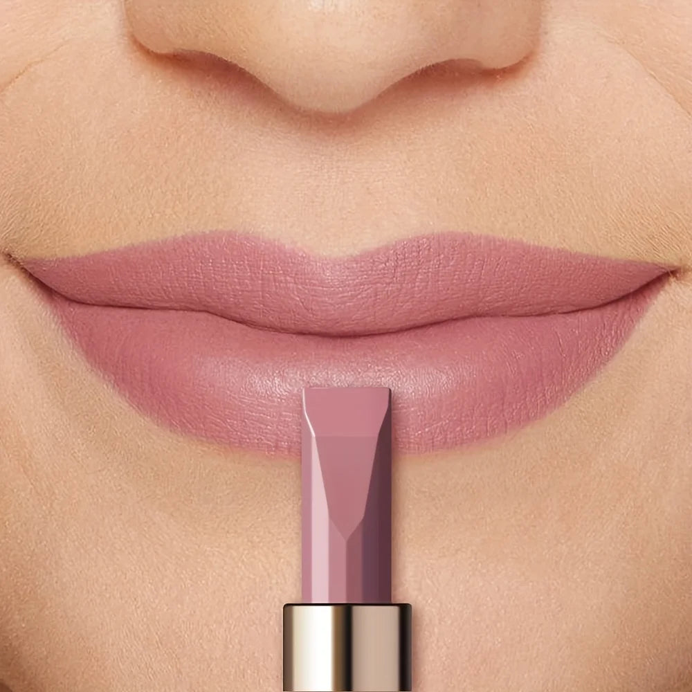 Luxury Matte Velvet Lipstick | Waterproof Long-Lasting Color Matte Velvet Lipstick QXL