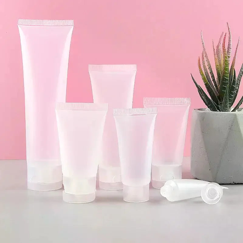 Refillable Travel Squeeze Tube Bottle 20–100ml Cosmetic Travel Cosmetic Bottle QXL