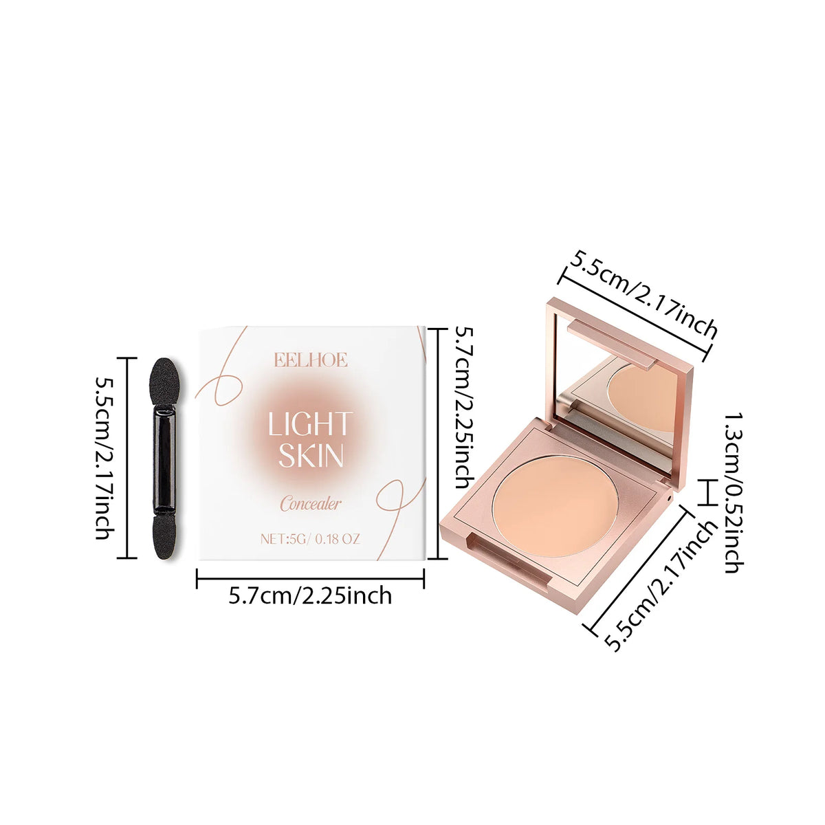 Full Coverage Concealer Cream – Waterproof & Long-Lasting Concealer Cream QXL