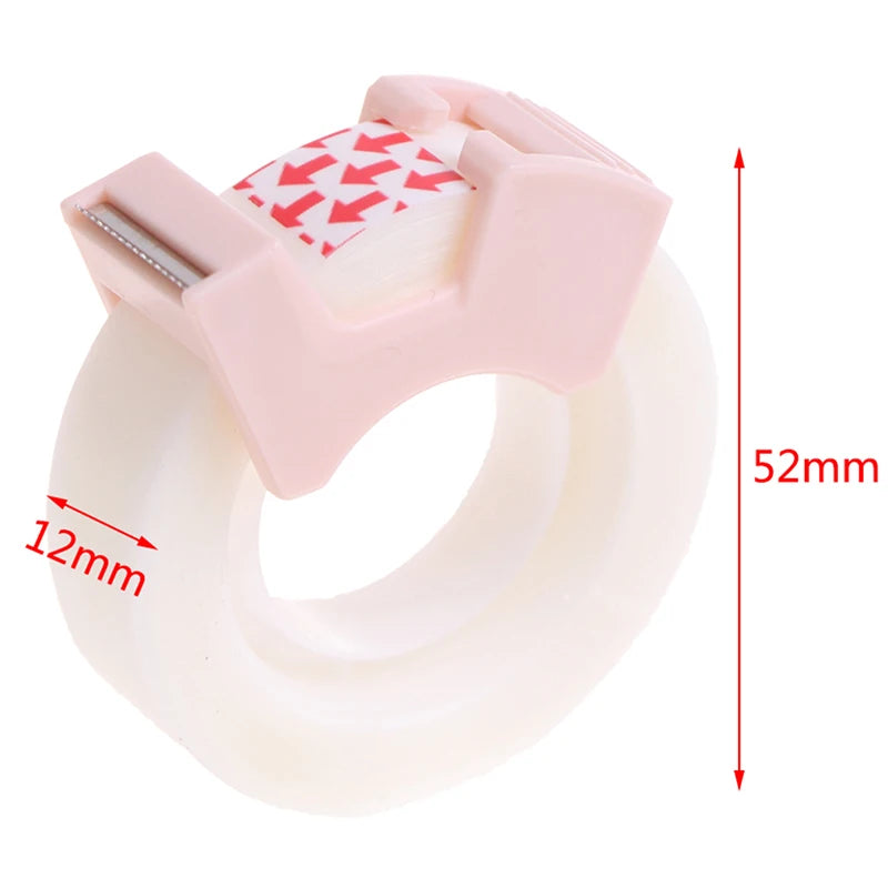 Writable Invisible Tape with Cutter | Office & School Stationery Tape Dispenser QXL