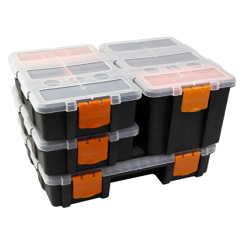 25-Grid Portable Plastic Toolbox | Hardware & Craft Organizer Storage Organizer Box QXL