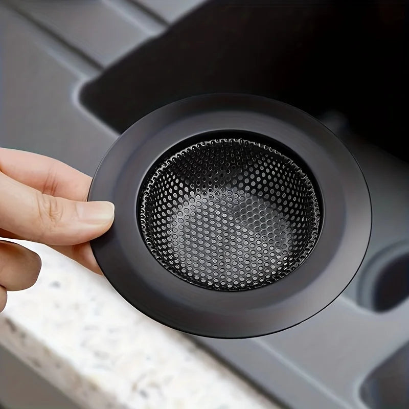 3-Pack Kitchen Sink Drain Filter Strainer – Dishwasher Safe Sink Drain Filter QXL