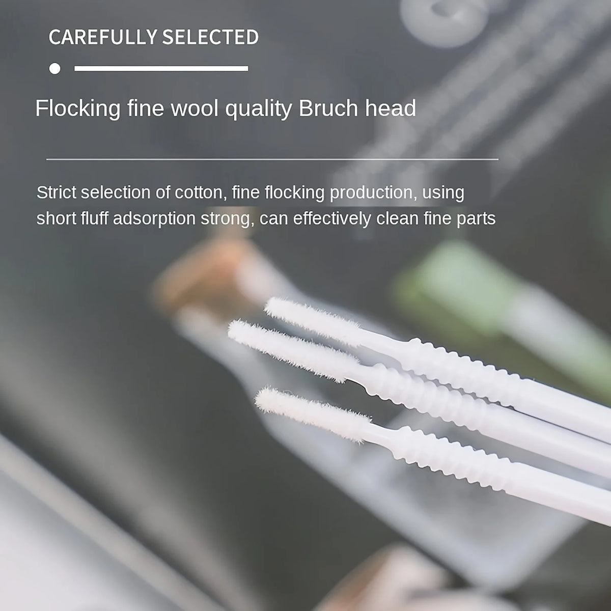 200-Pack Disposable Micro Brushes for Eyelash Extensions Lash Extension Applicators QXL
