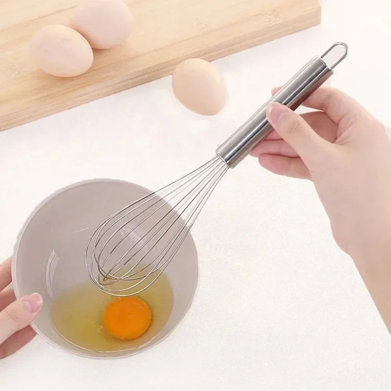 Stainless Steel Whisk – Egg Beater & Cream Mixing Tool Kitchen Whisk QXL