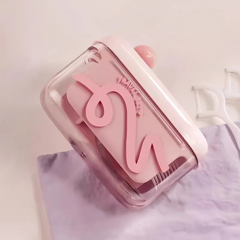 Mini Press-Type Dental Floss Dispenser Box | Portable Dental Floss Dispenser QXL
