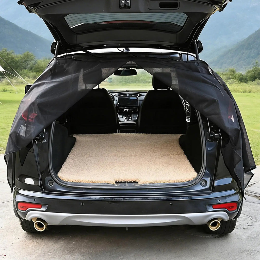 59x59" Magnetic Tailgate Mesh Screen – UV & Privacy Shield Tailgate Mesh Screen QXL