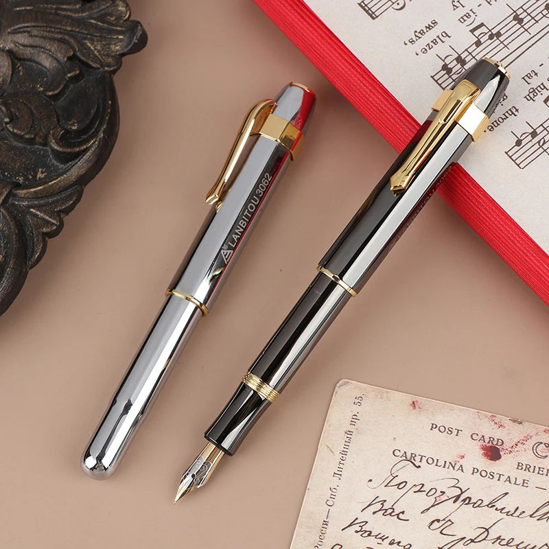 Antique Brass Pocket Rollerball Pen | Compact Portable Gift Pen Pocket Rollerball Pen QXL