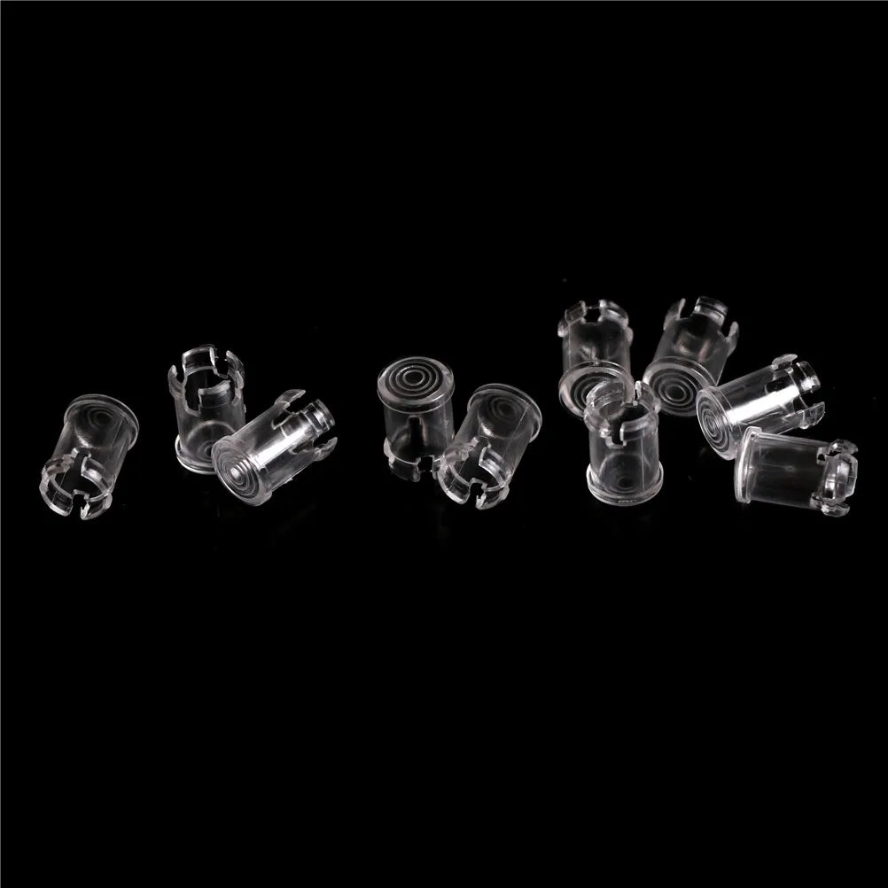 10-Pack 5mm Clear LED Lampshade Protectors | Plastic Covers LED Lampshade Cover QXL