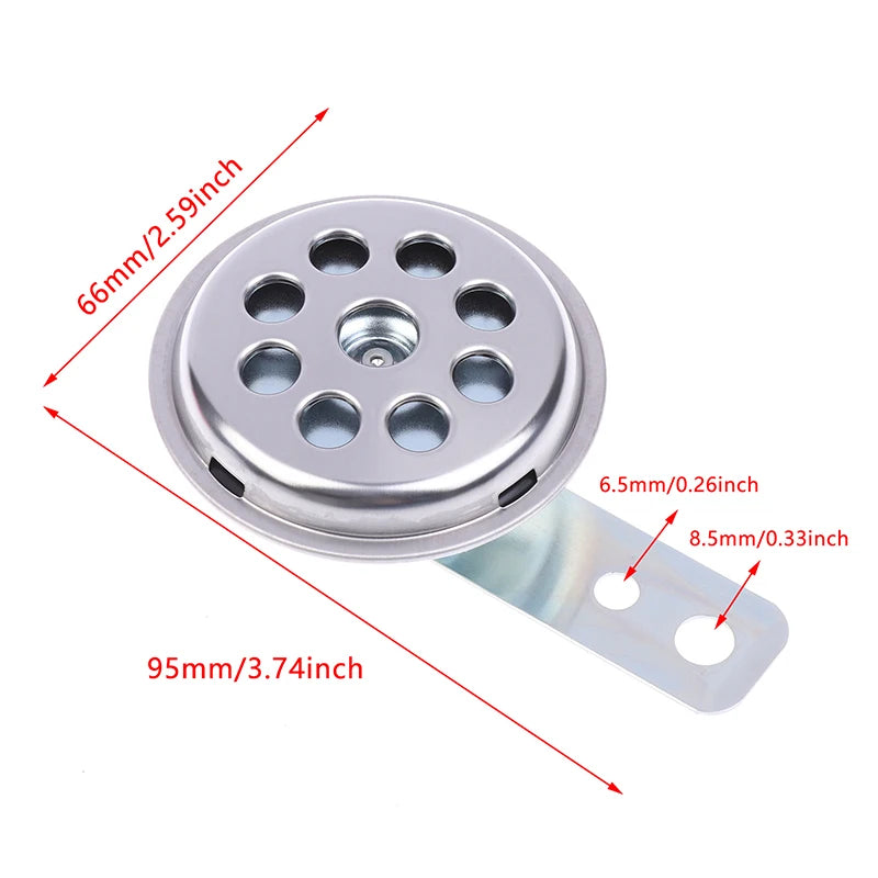 LVEE DL70 105dB Waterproof Motorcycle Horn 6V/12V Universal Motorcycle Horn QXL