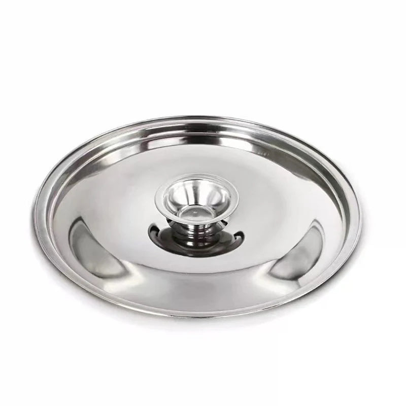 Stainless Steel Round Pot Lid Replacement | 10–24cm Pot Lid QXL