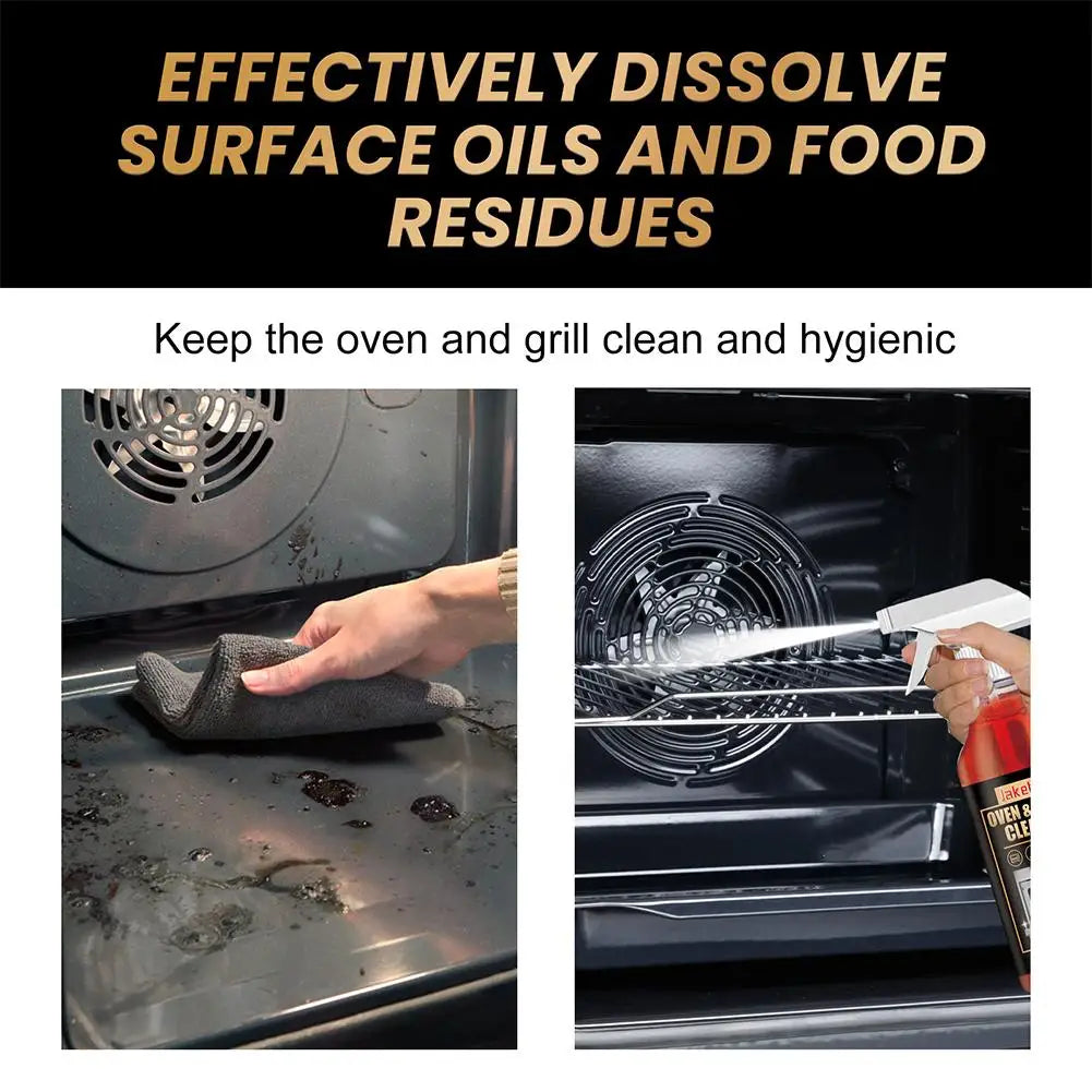 Oven & Grill Cleaning Foam Spray | Heavy-Duty Degreaser Kitchen Degreaser Spray QXL