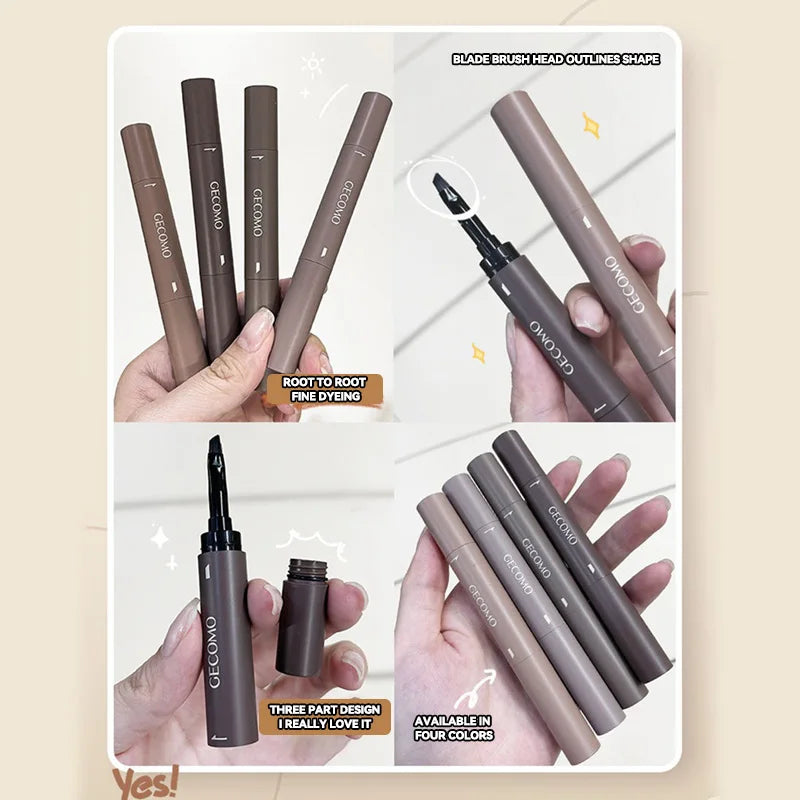 GECOMO 3-Piece Eyebrow Tint Set | 24H Waterproof Lamination Eyebrow Tint Set QXL